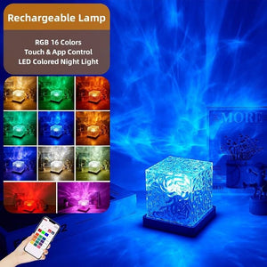 Water Ripple Projector Night Light