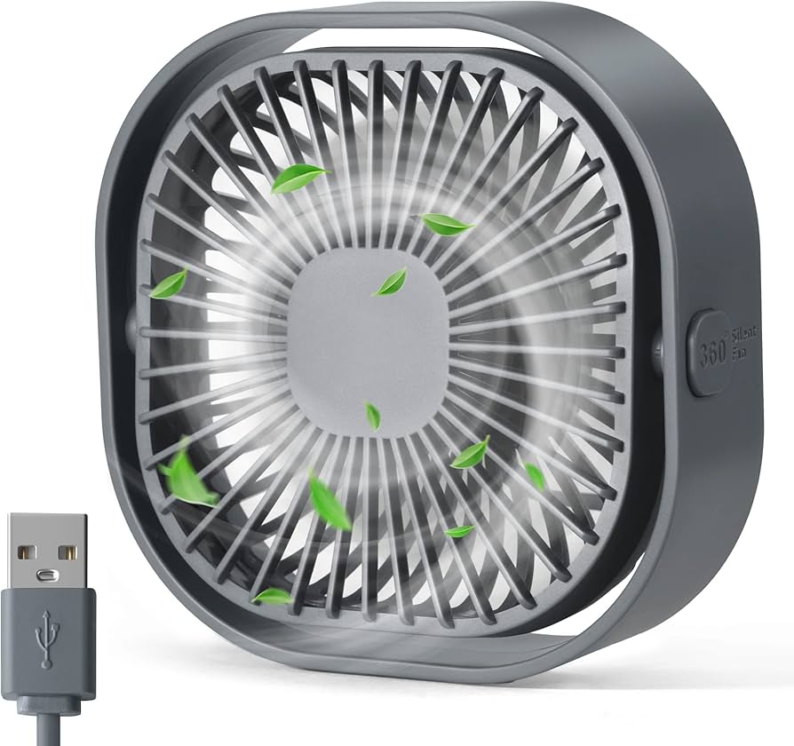 Rotatable USB Desk Fan